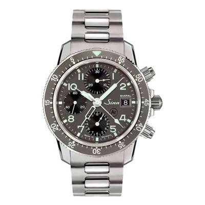 Pilot Chronograph 103 St Diapal Steel Watch - Sinn