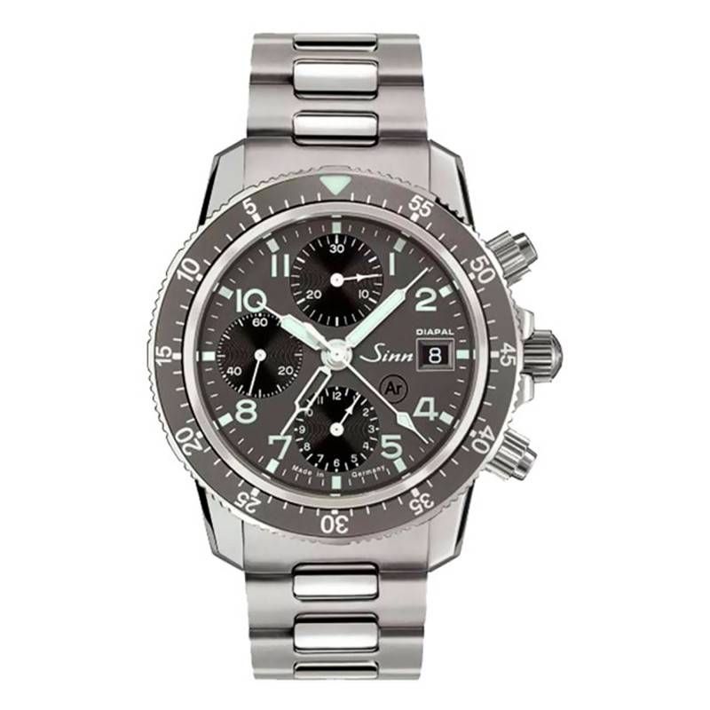 Pilot Chronograph 103 St Diapal Steel Watch - Sinn