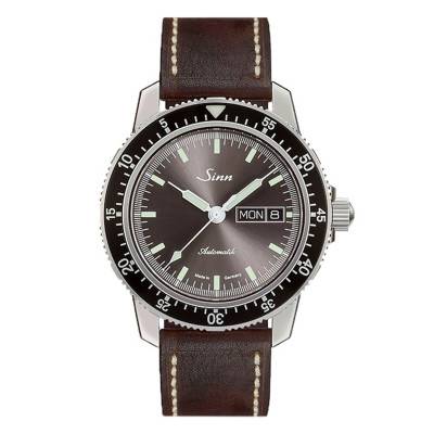 Men's Leather Strap Watch 104 St Sa I A - Sinn