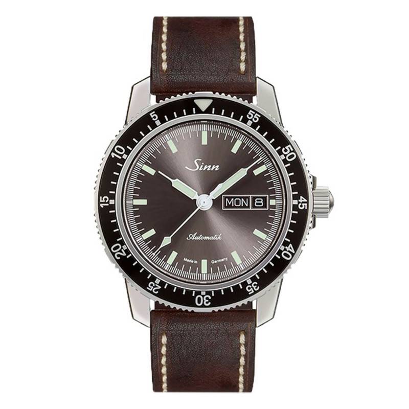 Men's Leather Strap Watch 104 St Sa I A - Sinn