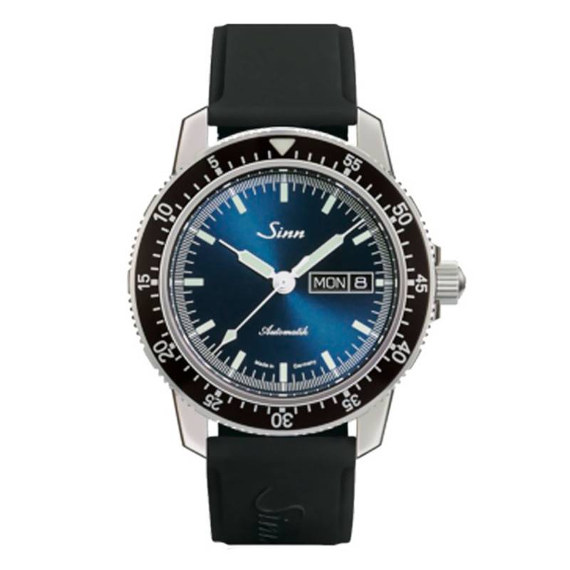 Men's Silicone Strap Watch 104 St Sa I B - Sinn