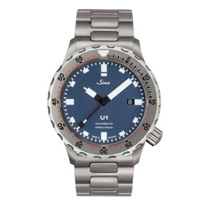 Men's H-Link Bracelet Watch U1 B - Sinn