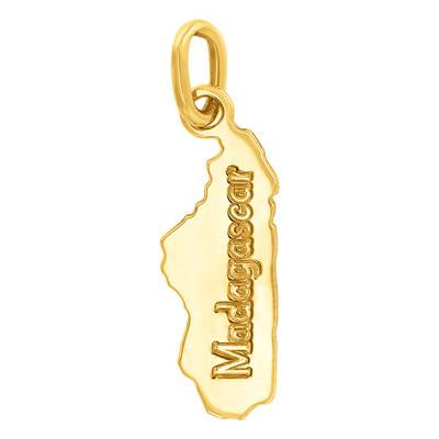 Pendentif Madagascar Or Jaune - Vandona
