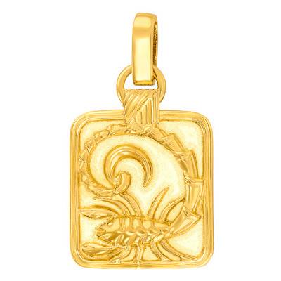 Pendentif Zodiaque Scorpion Or Jaune - Vandona