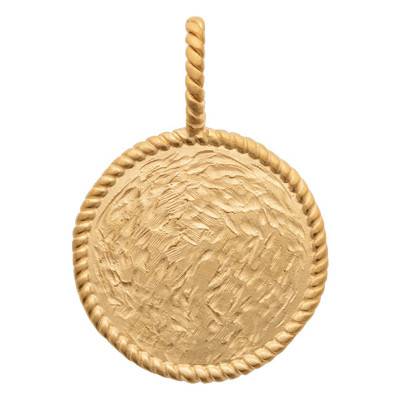 Pendentif madeleine plaqué or - Ana & Cha