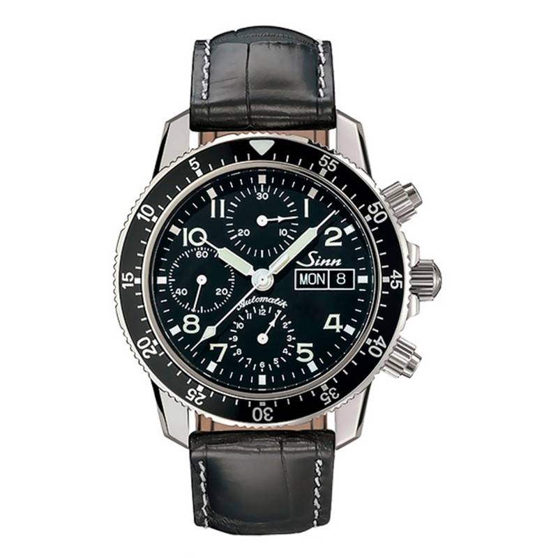 Pilot Chronograph 103 St Sa Leather Watch - Sinn