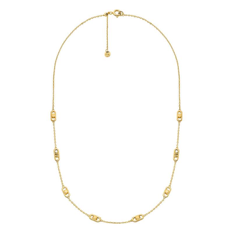 925 Sterling Silver Yellow Gold-Plated Astor Link Necklace, 43 cm - Michael Kors