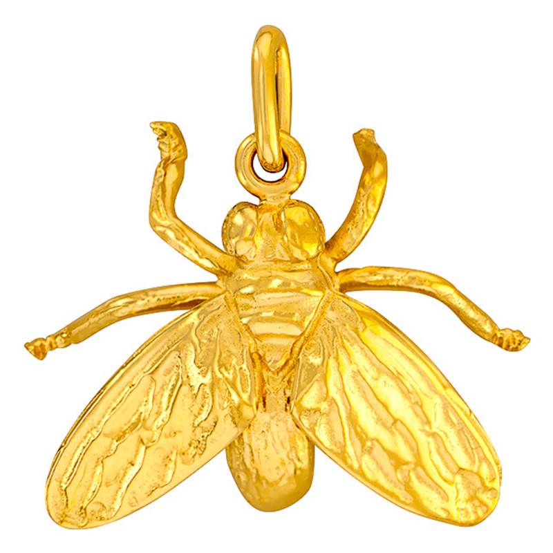 Yellow Gold Bee Pendant - Vandona
