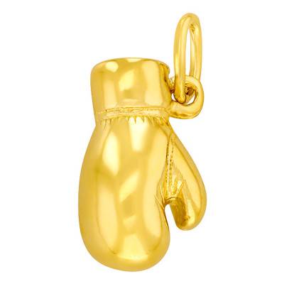Yellow Gold Boxing Glove Pendant - Vandona
