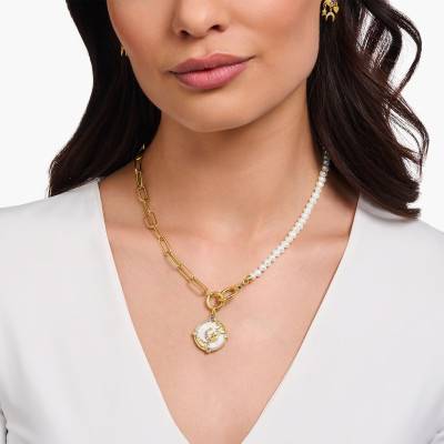 Pendentif Cosmic Amulets en Plaqué Or Jaune & Pierres Multicolores - PE954-565-7 - Thomas Sabo