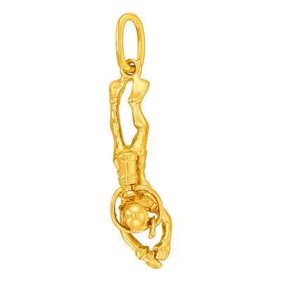 Pendentif Plongeur Or Jaune 375 ou 750 - Vandona