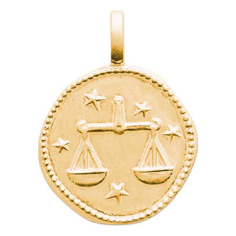 14mm Gold-Plated Libra Star Pendant - Naïades
