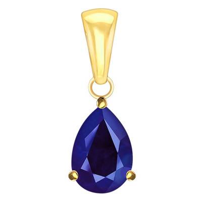 Pendentif Or Jaune 375 ou 750 & Saphir 0,66 ct - Aurora