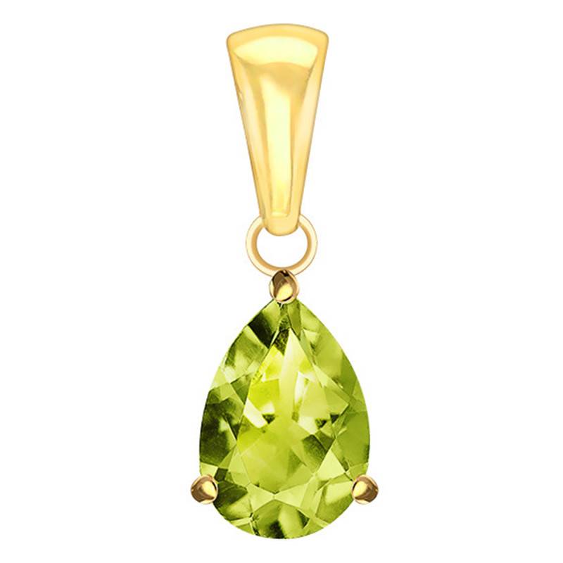 375 or 750/1000 Yellow Gold & Peridot Pendant - Aurora