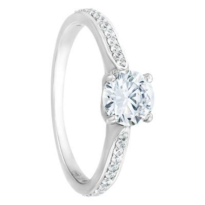 Bague Solitaire Alice Diamant 0,70 ct & Or Blanc 750 - Alliantine