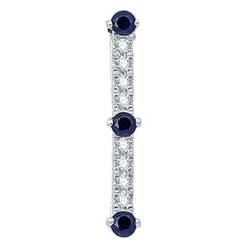 375 White Gold & Sapphire Pendant - Aurora