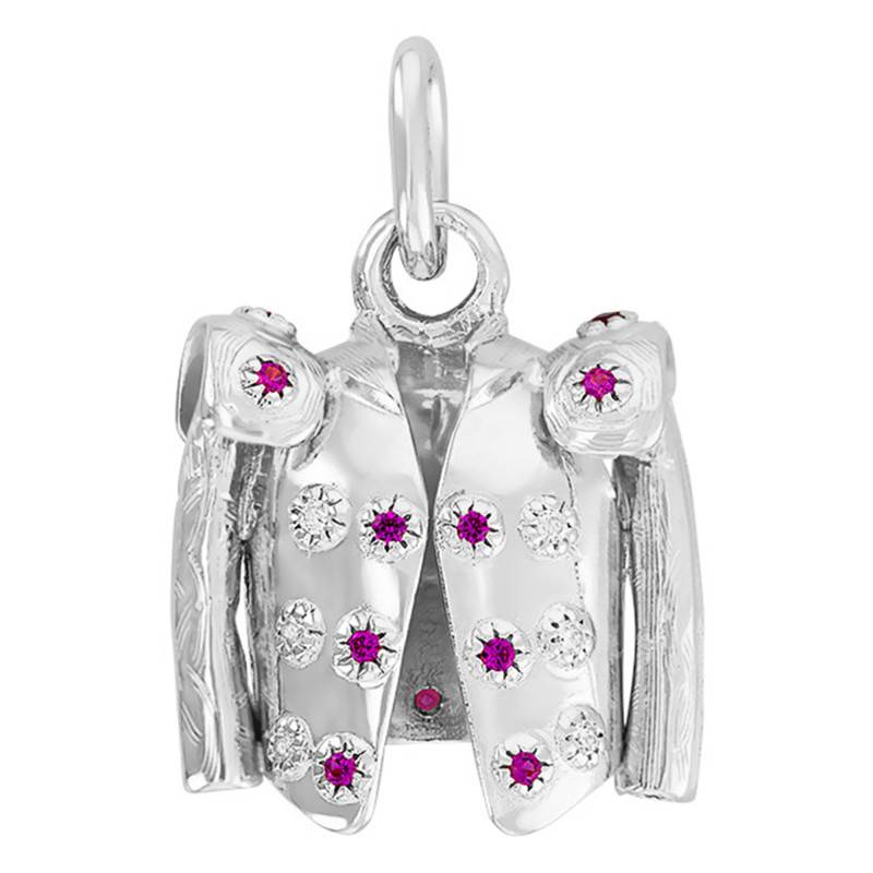 White Gold 375 or 750 Matador Jacket Pendant - Vandona