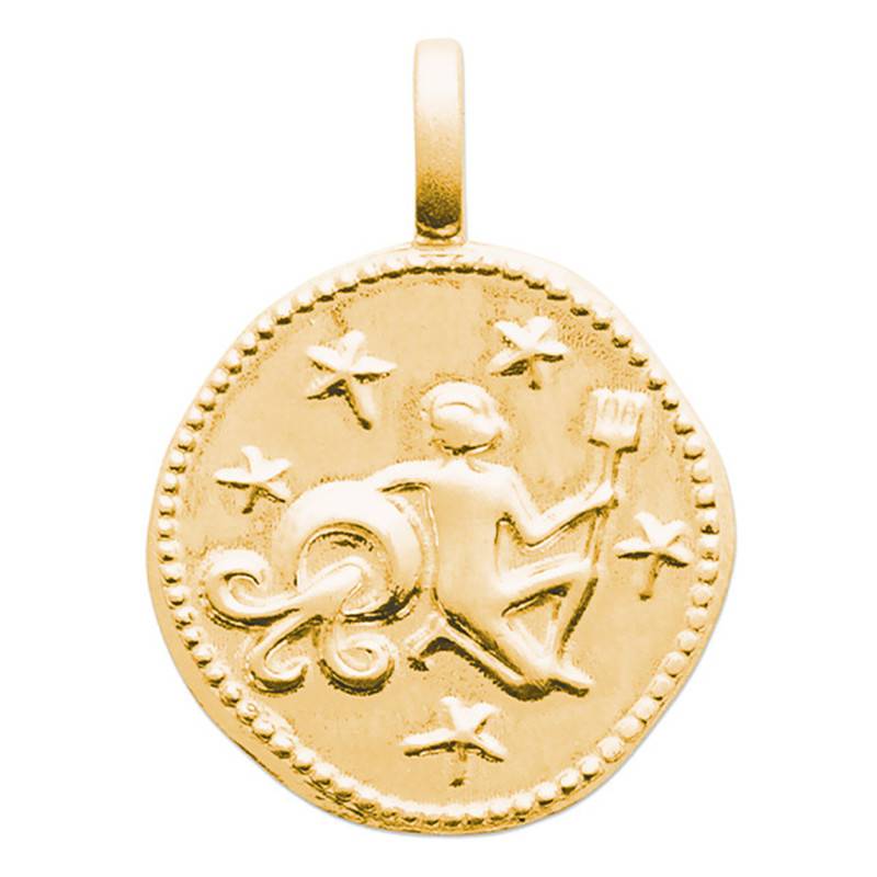 14mm Gold-Plated Aquarius Star Pendant - Naïades