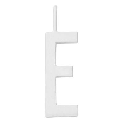 925/1000 Silver Letter E Charm Pendant - Design Letters