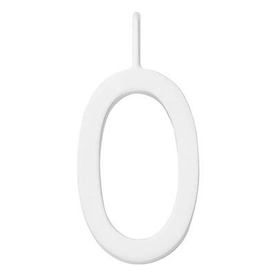 Pendentif lettre O charm argent massif - Design Letters