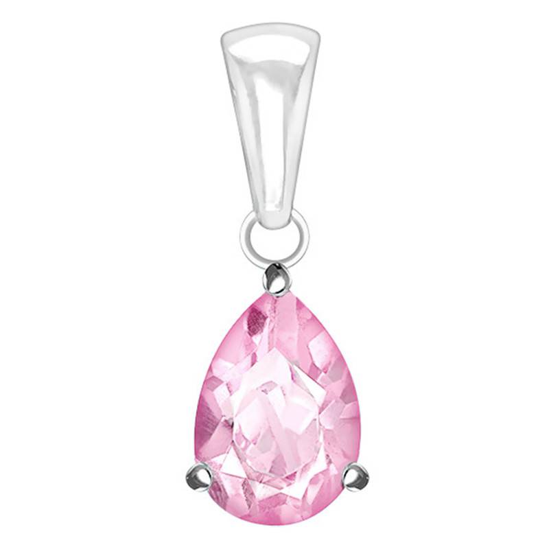 375 or 750/1000 White Gold & Pink Tourmaline Pendant - Aurora