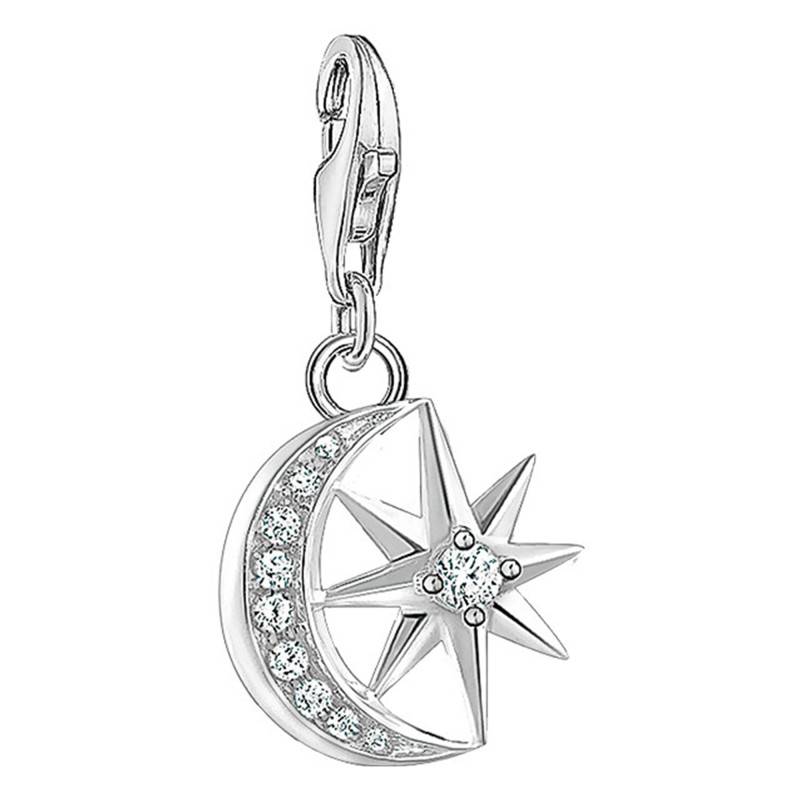 Charm Star and Moon Pendant - 1794-051-14 - Thomas Sabo
