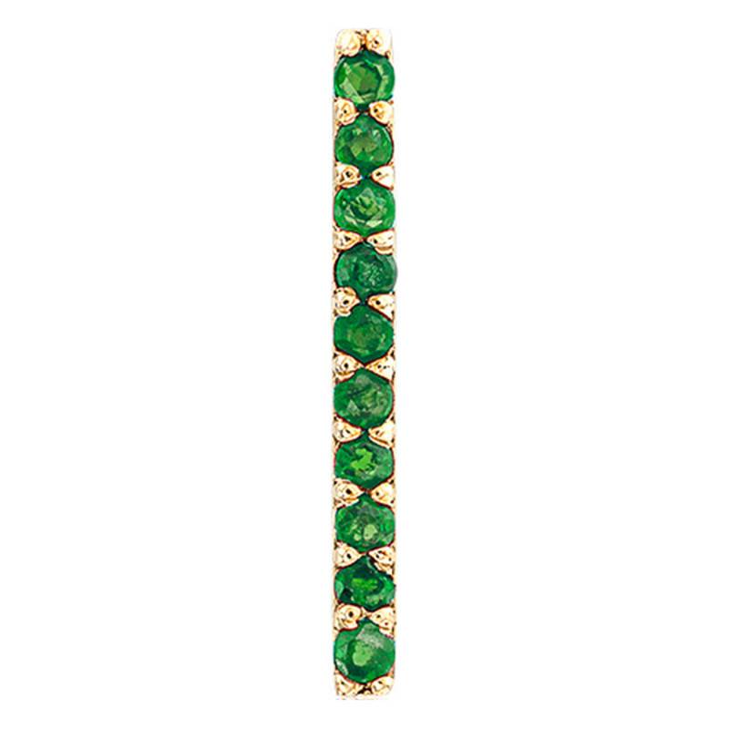 375 or 750/1000 Yellow Gold & Emerald Bar Pendant - Aurora