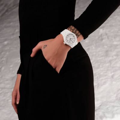 Aikon Automatic White Ceramic Watch AI6007-CRM72-130-7 - Maurice Lacroix