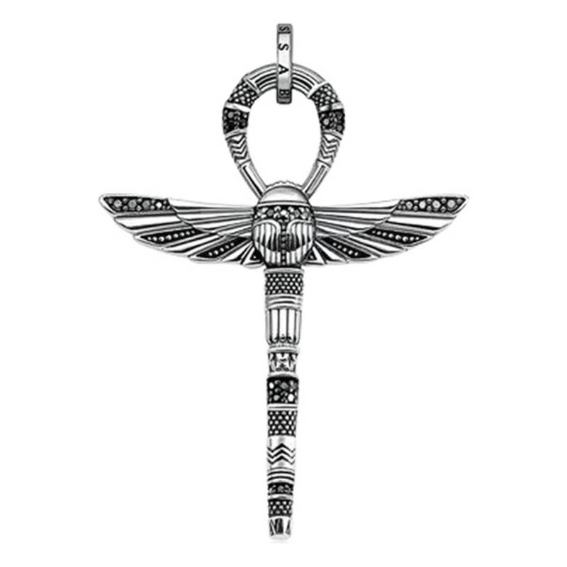 Ankh Cross Pendant with Scarab - PE778-643-11 - Thomas Sabo