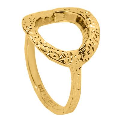 Yellow Gold-Plated Jeanne Ring - Ana & Cha