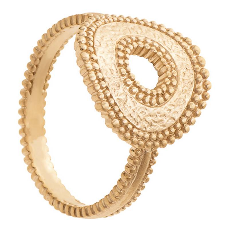 Aimée Yellow Gold-Plated Ring - Ana & Cha