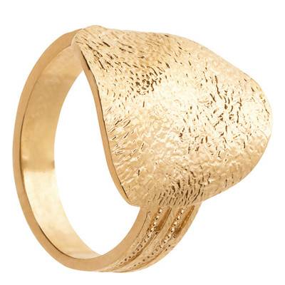 Suzie Yellow Gold-Plated Ring - Ana & Cha