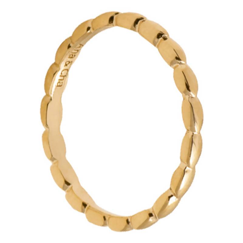 Noha Yellow Gold-Plated Ring - Ana & Cha