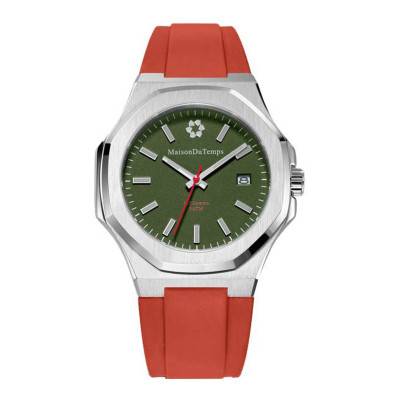 Montre MTGamma Kaki / Rouge - Maison du Temps