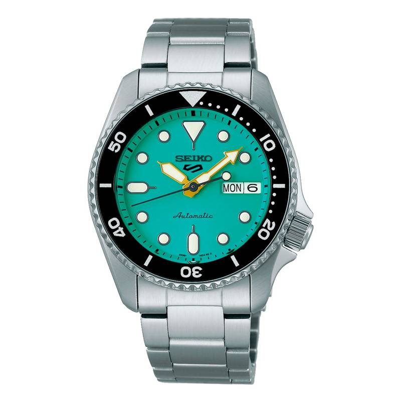 Seiko 5 Men's Turquoise Automatic Watch SRPK33K1 - Seiko 5 Sports