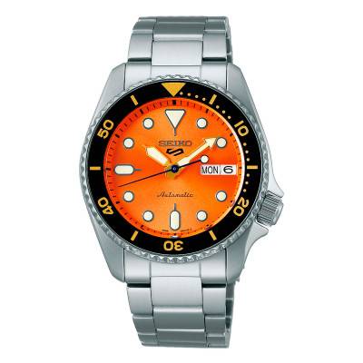 Montre Seiko 5 Automatique Homme Orange SRPK35K1 - Seiko 5 Sports