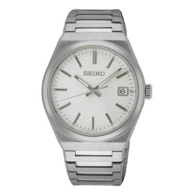 Men's White Classic Quartz Watch SUR553P1 - Seiko