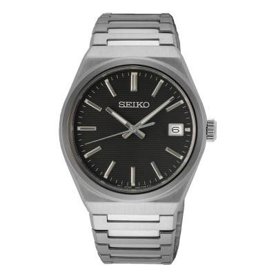 Men's Black Classic Quartz wall clock SUR557P1 - Seiko