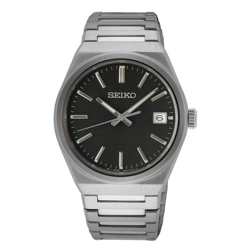 Men's Black Classic Quartz wall clock SUR557P1 - Seiko
