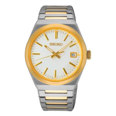 Two-Tone Men's Classic Quartz Watch SUR558P1 - Seiko