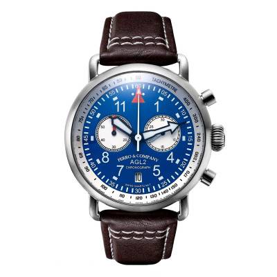 Montre AGL2 Chronographe Bleu - Ferro & Company