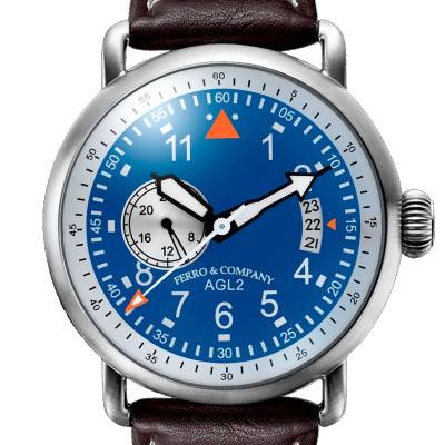 Montre AGL2 Automatique 24h Bleu - Ferro & Company