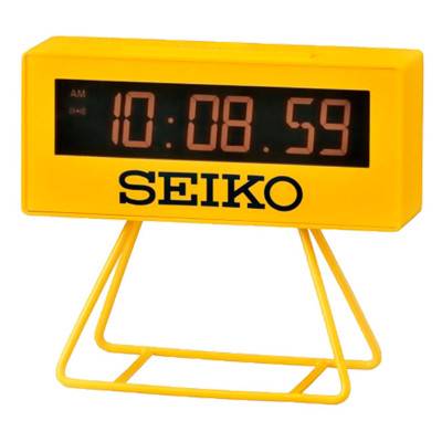 Yellow Digital Alarm Clock Seiko QHL062Y - Seiko Clocks