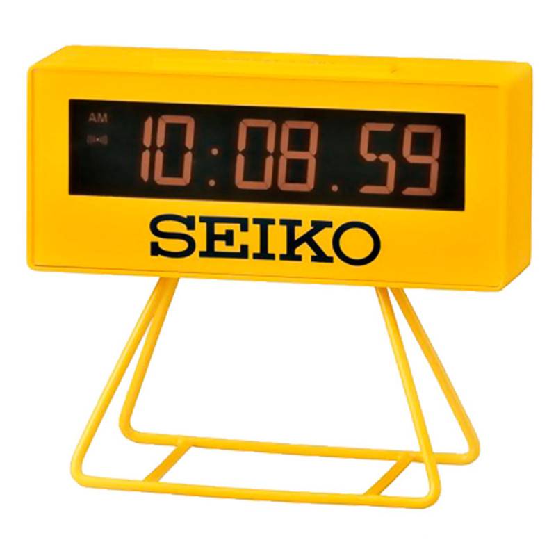 Yellow Digital Alarm Clock Seiko QHL062Y - Seiko Clocks