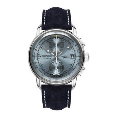 100 Jahre Ice Blue Chronograph Watch 86704 - Zeppelin