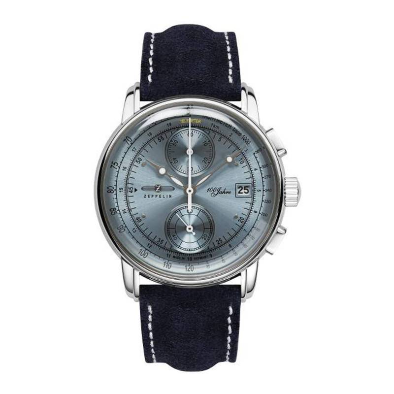 100 Jahre Ice Blue Chronograph Watch 86704 - Zeppelin