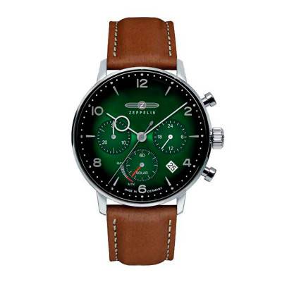 Hindenburg Chronograph Solar wall clock 8086-4 - Zeppelin