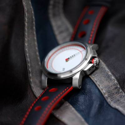 GT-OnE Silver Racer Watch 1010[9] - Schaumburg Watch