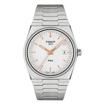 PRX Gent Quartz White 40mm Watch T1374101103100 - Tissot