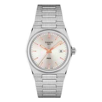 Gray PRX Quartz 35mm Watch T1372101103100 - Tissot